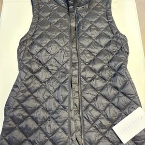 Black Quilted Vest by Athleta